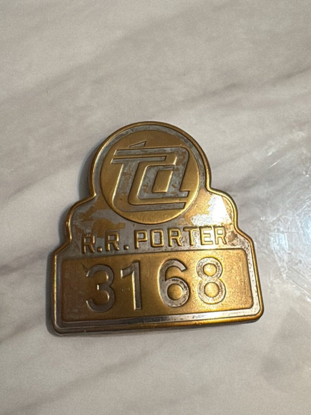 R.R. Porter Badge #3168 – TA Logo